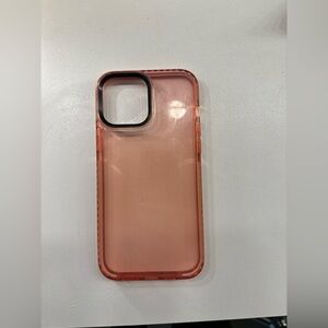 iPhone 13 Pro Max pink phone case: Clear/Pink